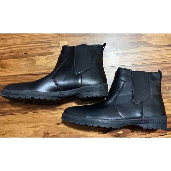 Lands' End Shoes Lands End Mens Boots Winter Chelsea Pull On